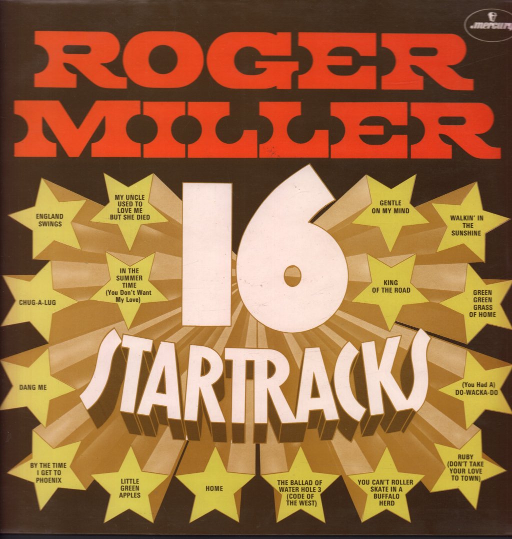 Roger Miller (Country) - 16 Star Tracks - Lp