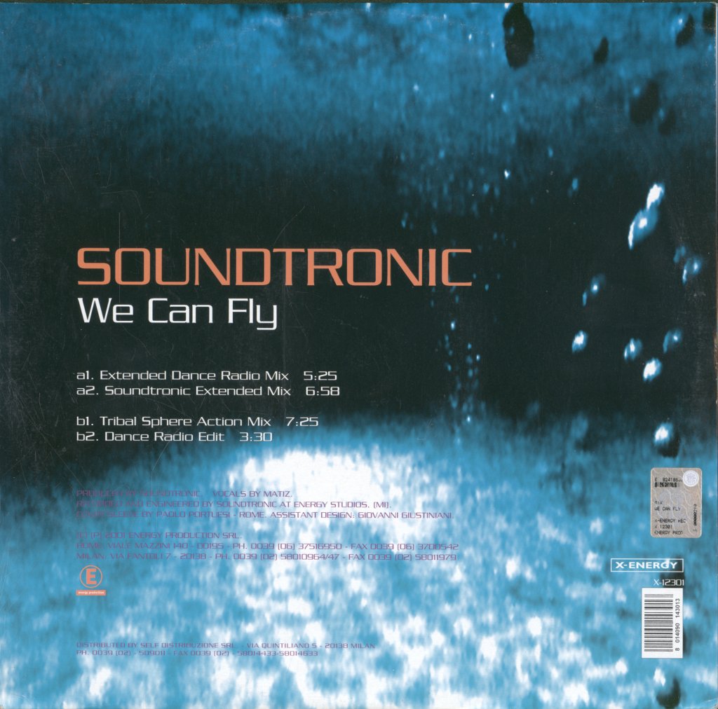 Soundtronic - We Can Fly - 12 Inch