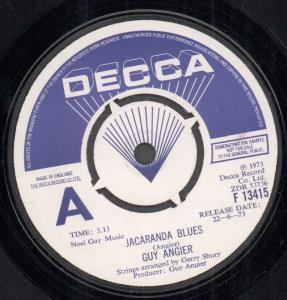 Guy Angier - Jacaranda Blues - 7 Inch