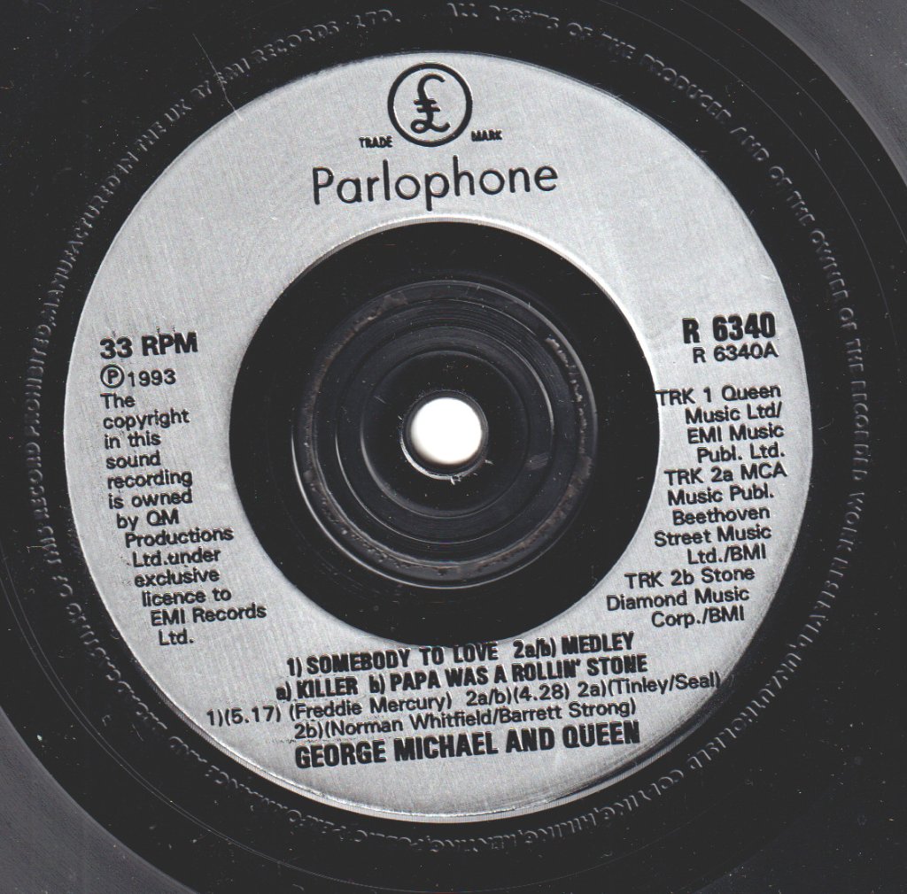 洋楽 L-BIZ LP George Michael And Queen With Lisa Stansfield - Five Live - 7 Inch