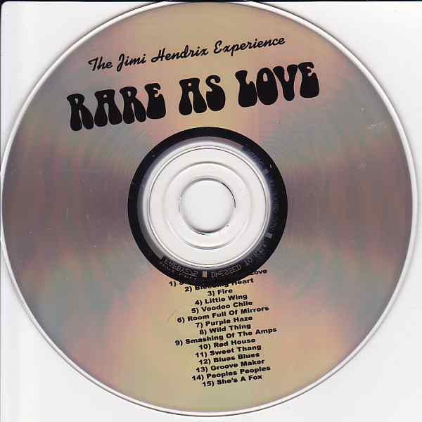 Jimi Hendrix Experience - Rare As Love - Cd