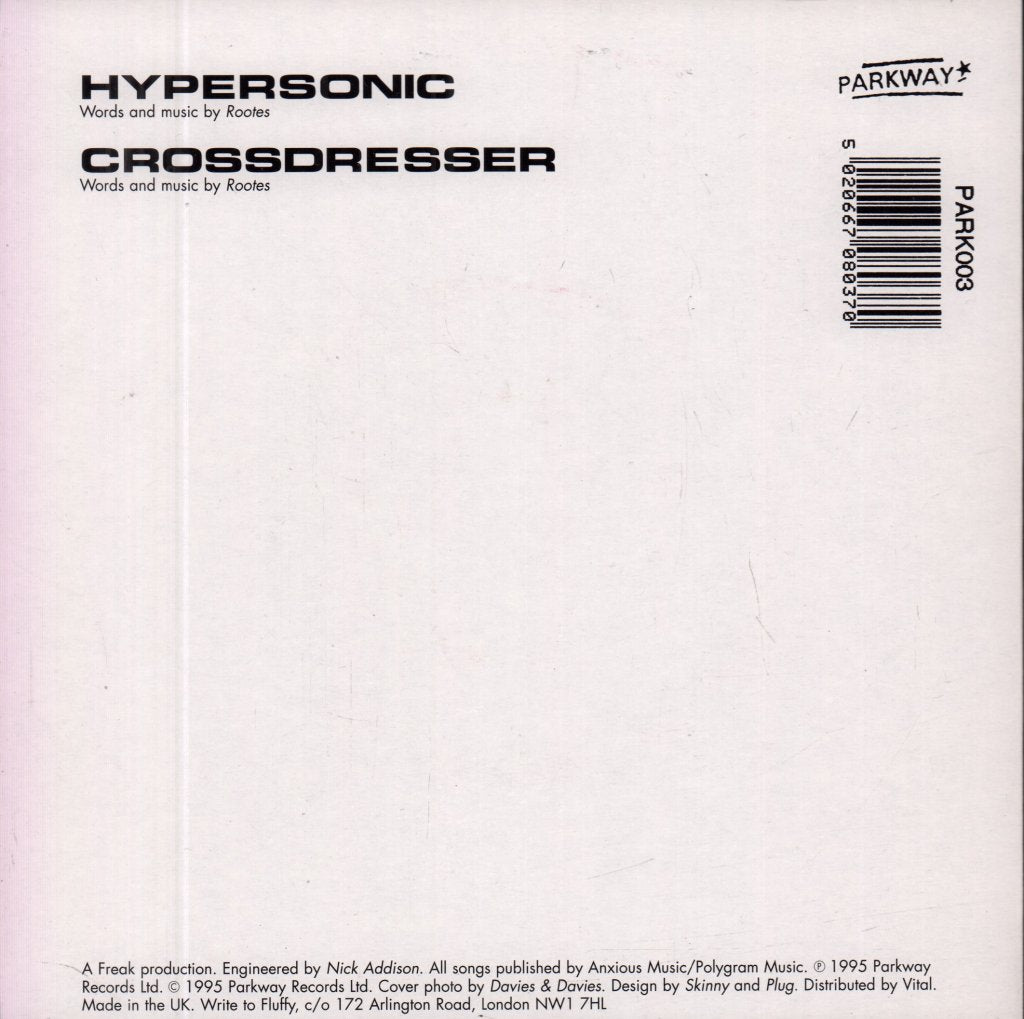 Fluffy - Hypersonic - 7 Inch