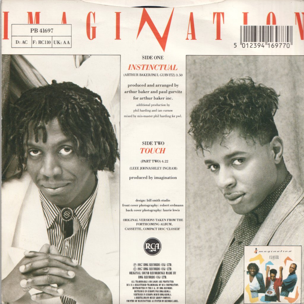 Imagination (80'S Pop Group) - Instinctual - 7 Inch