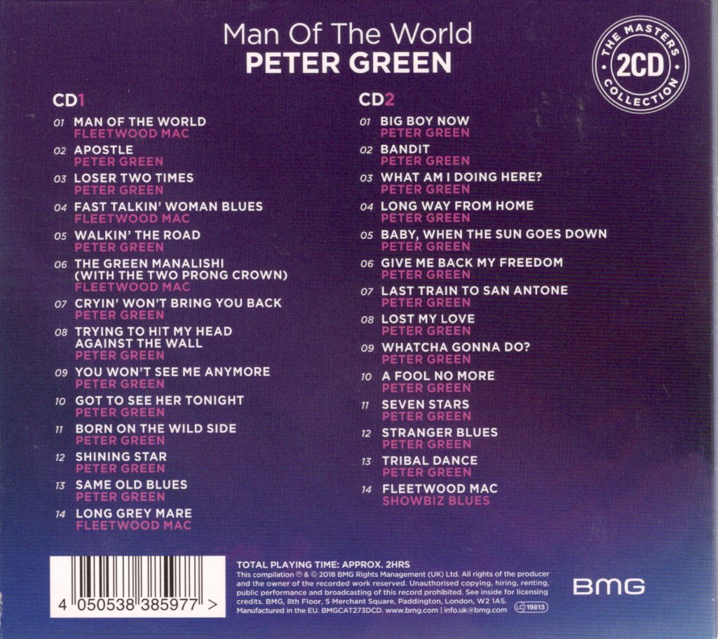 Peter Green - Man Of The World - Double Cd