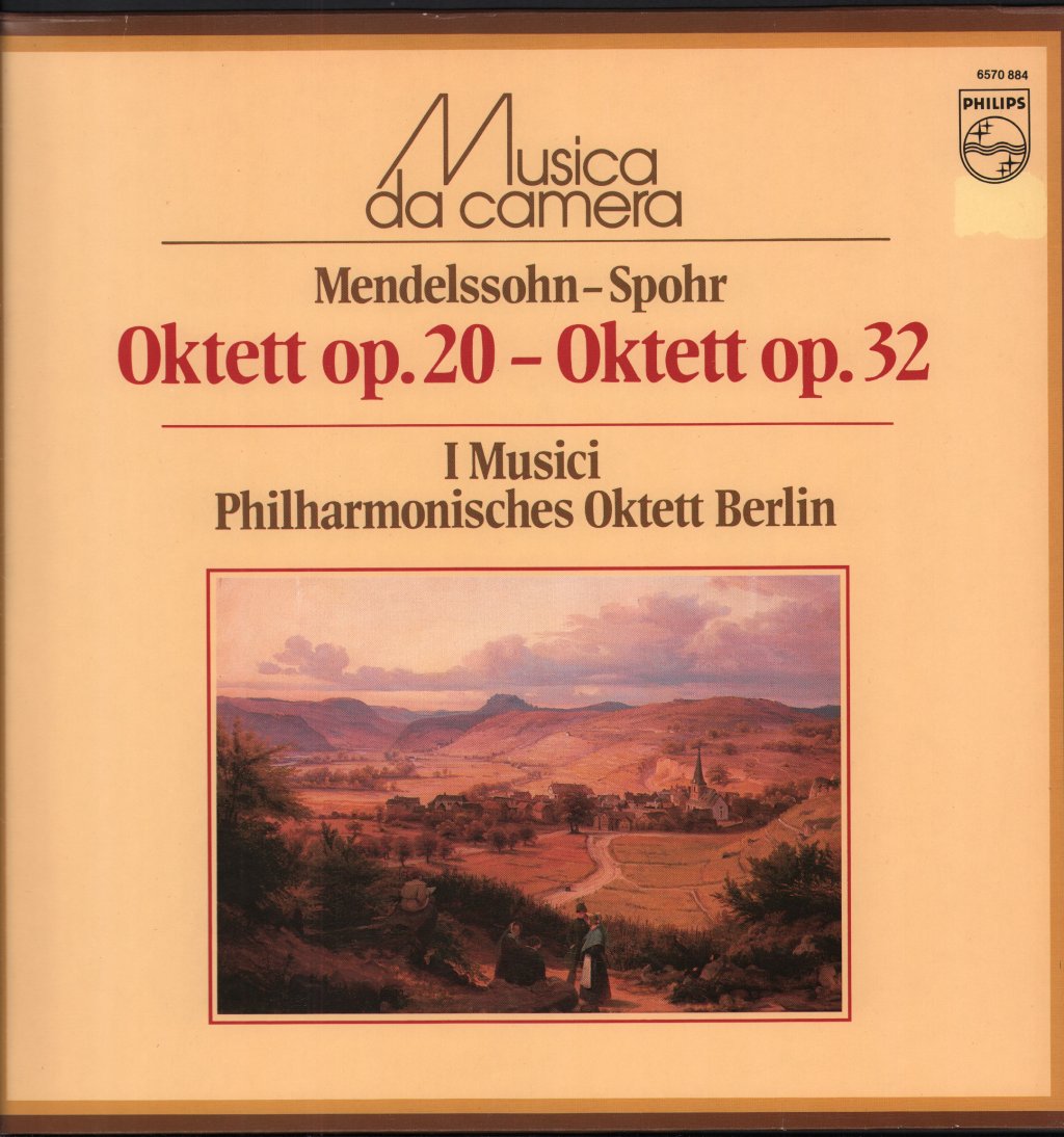 I Musici / Philharmonisches Oktett Berlin - Mendelssohn-Spohr - Oktett Op. 20 / Oktett Op. 32 - Lp