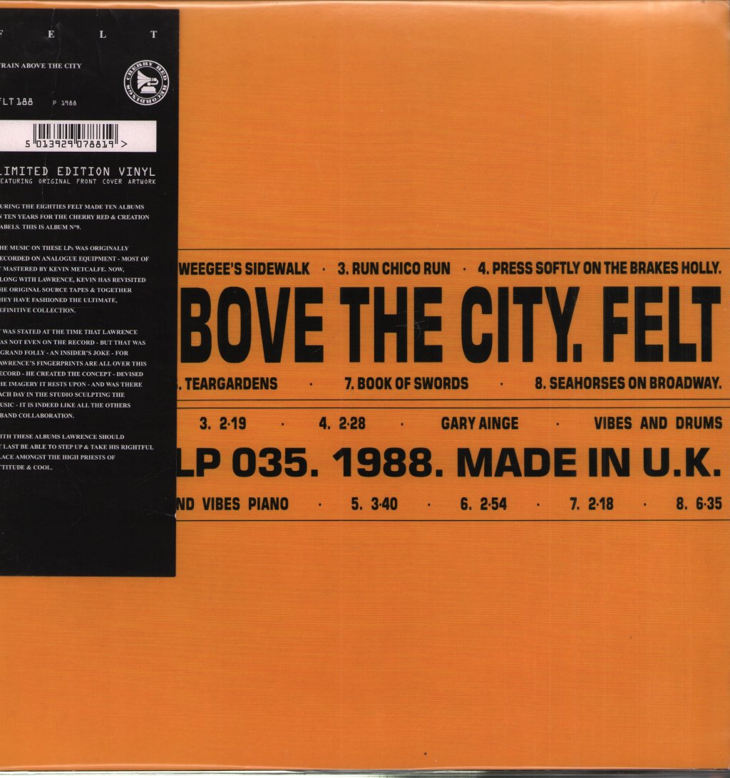Felt - Train Above The City - Lp