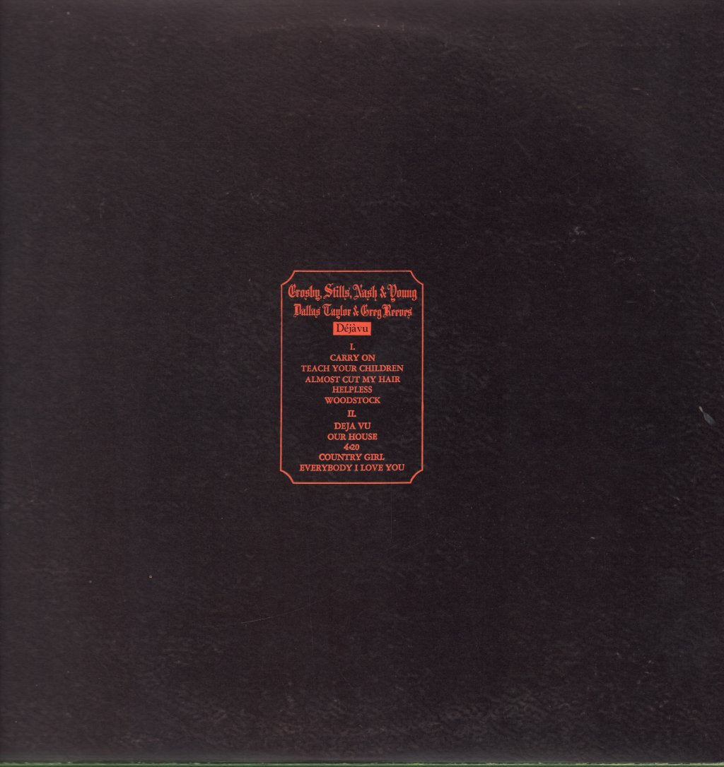 Crosby Stills Nash And Young - Deja Vu - Lp