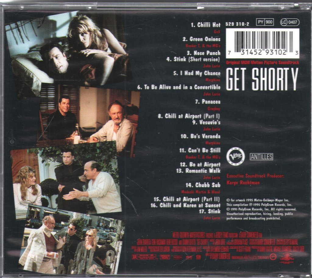 Get Shorty - Original MGM Motion Picture Soundtrack - Cd