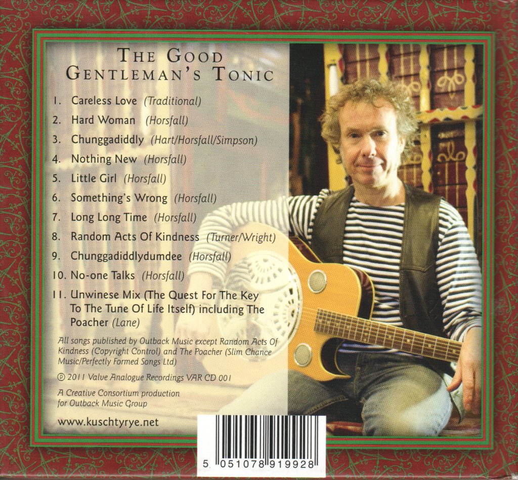 Des Horsfall's Kushty Rye - Good Gentleman's Tonic - Cd