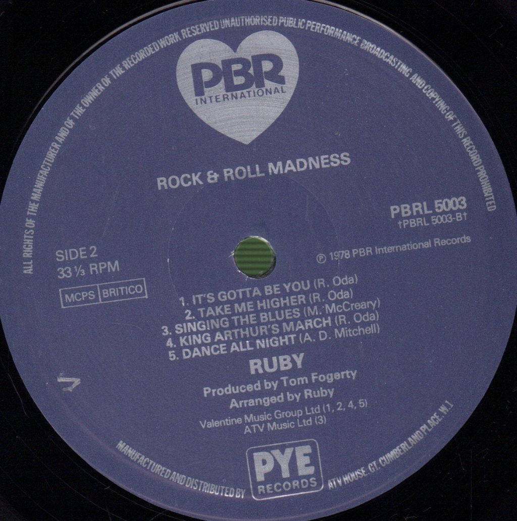 Ruby (70'S Group) - Rock And Roll Madness - Lp