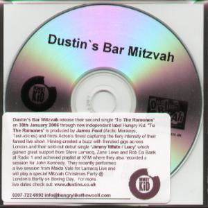 Dustin's Bar Mitzvah - To The Ramones - Cdr