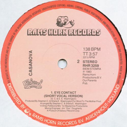 Casanova - Eye Contact - 12 Inch