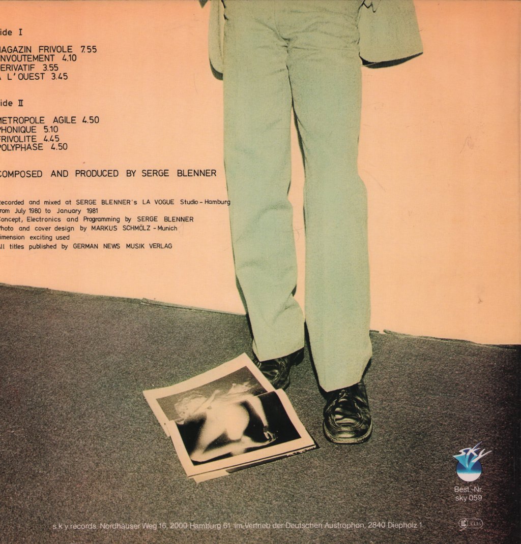 Serge Blenner - Magazin Frivole - Lp