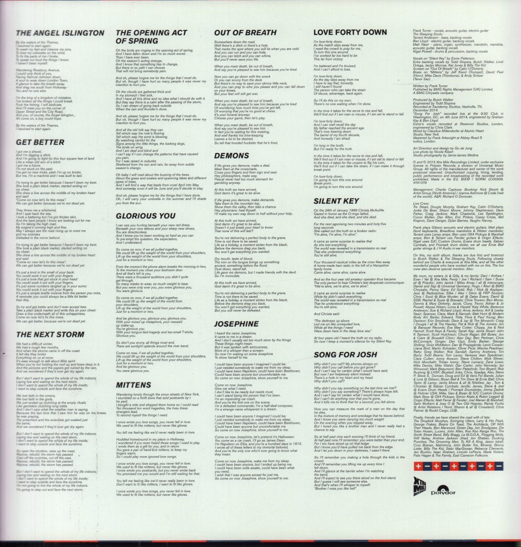 Frank Turner - Positive Songs For Negative People - Lp
