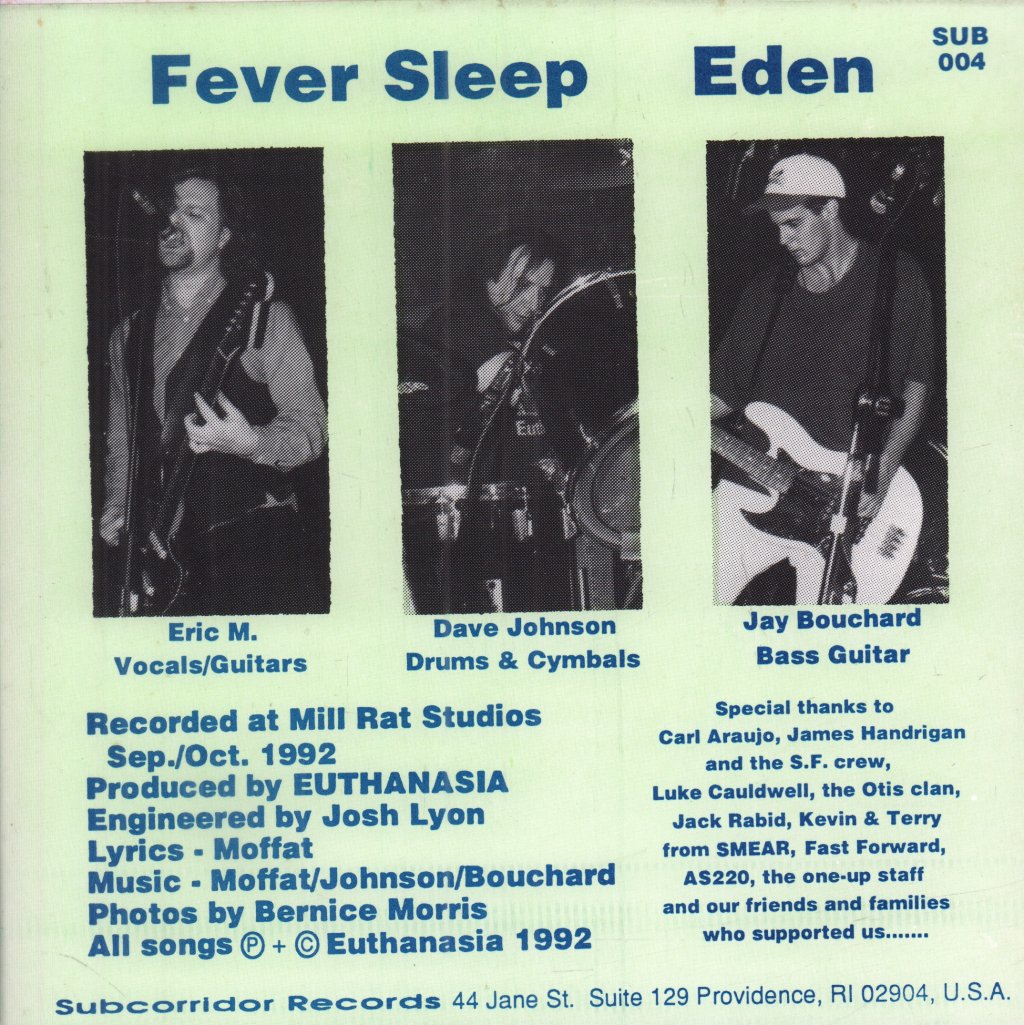 Euthanasia - Fever Sleep - 7 Inch