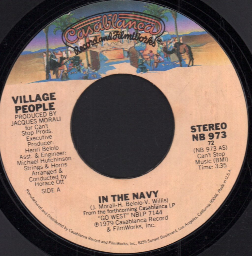 Village People - In The Navy - 7 Inch