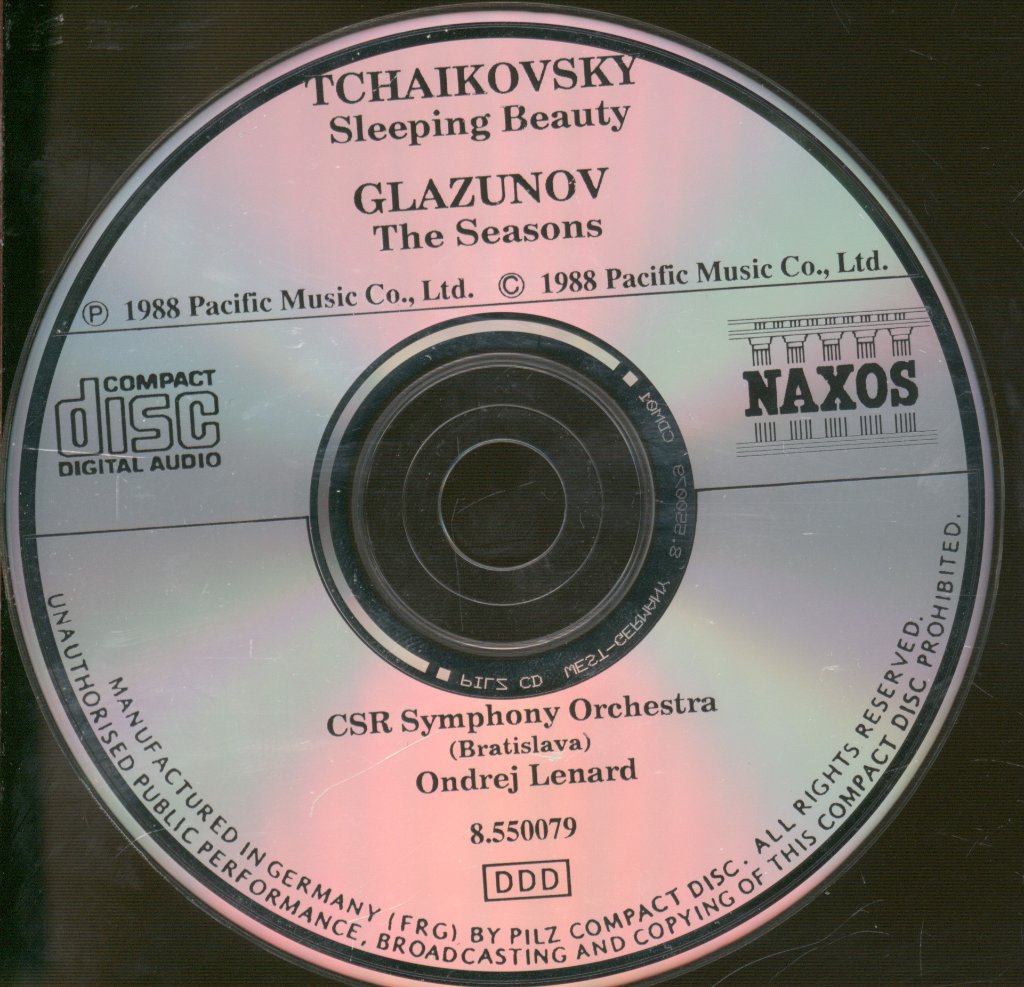 CSR Symphony Orchestra • Ondrej Lenard - Tchaikovsky / Glazunov - Sleeping Beauty / The Seasons - Cd