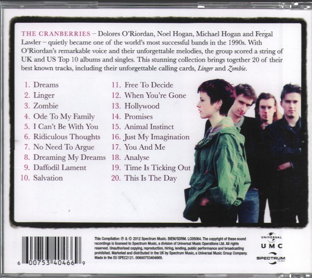 Cranberries - Dreams - The Collection - Cd