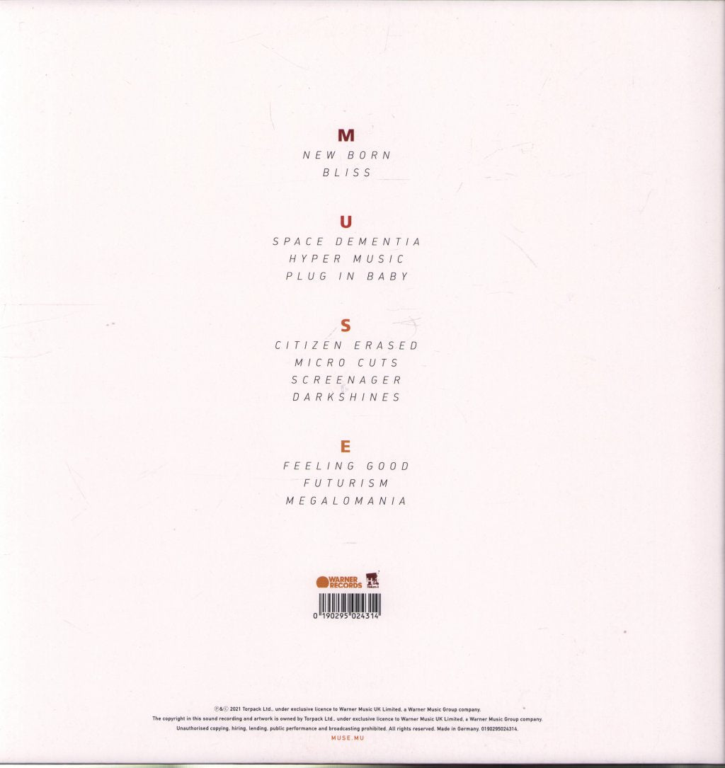 Muse - Origin of Symmetry (XX Anniversary RemiXX) - Double Lp