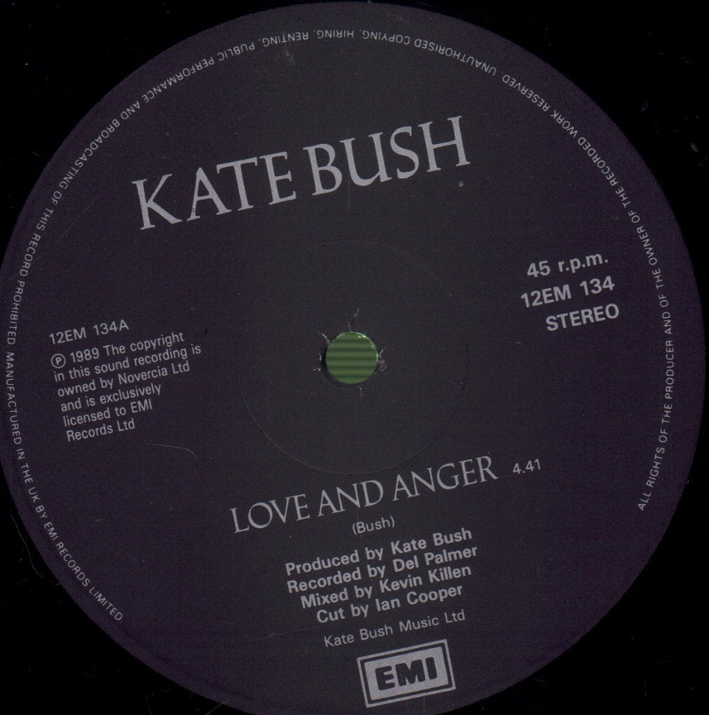 Kate Bush - Love And Anger - 12 Inch