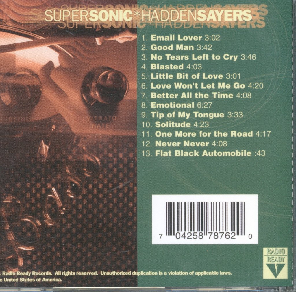 Hadden Sayers - Supersonic - Cd