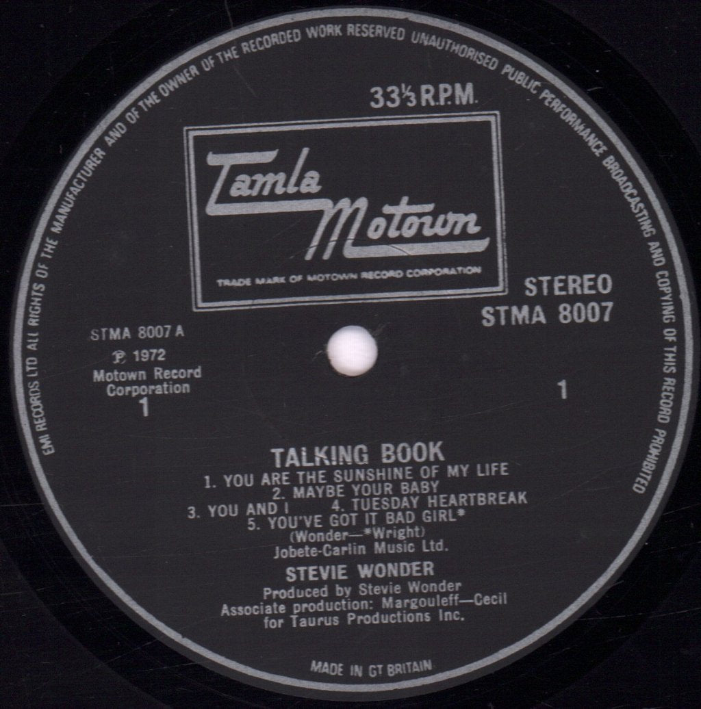 Stevie Wonder - Talking Book - Lp