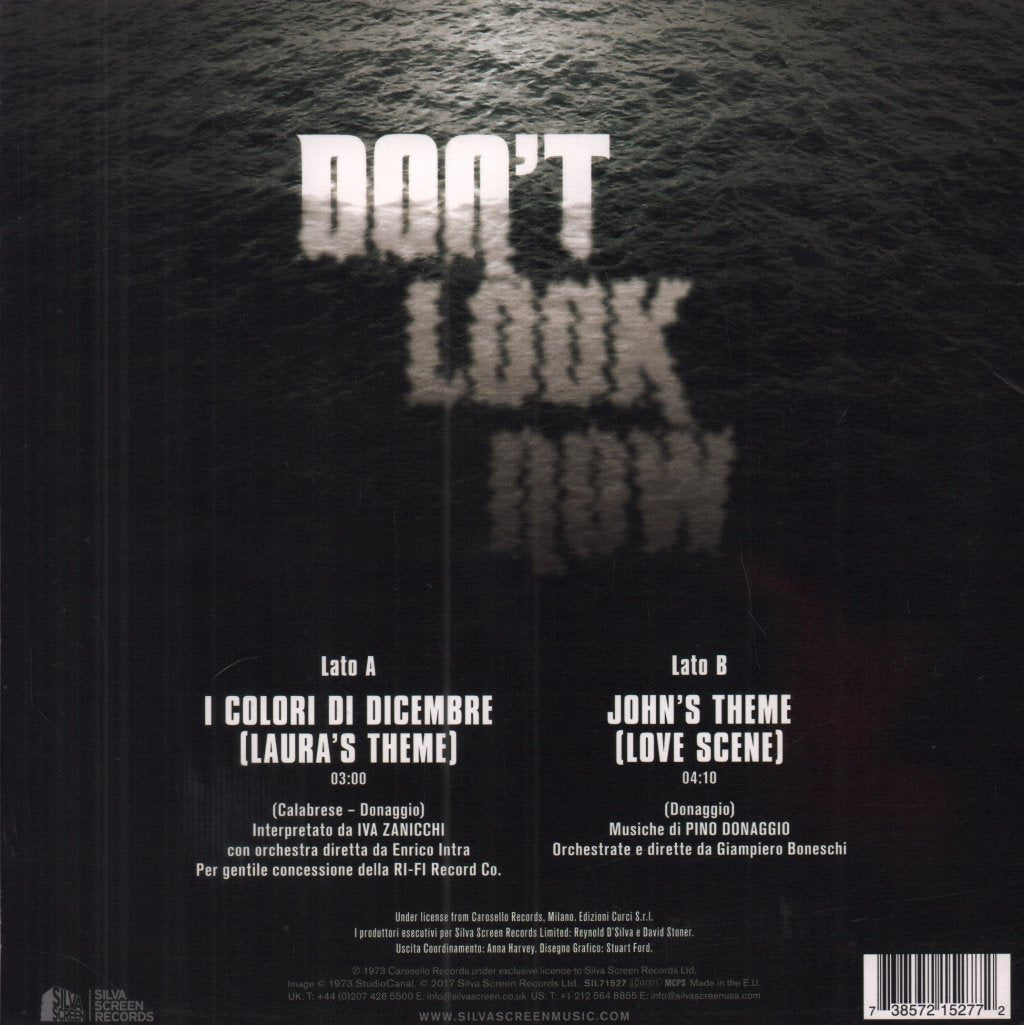 Pino Donaggio - Don't Look Now - 7 Inch