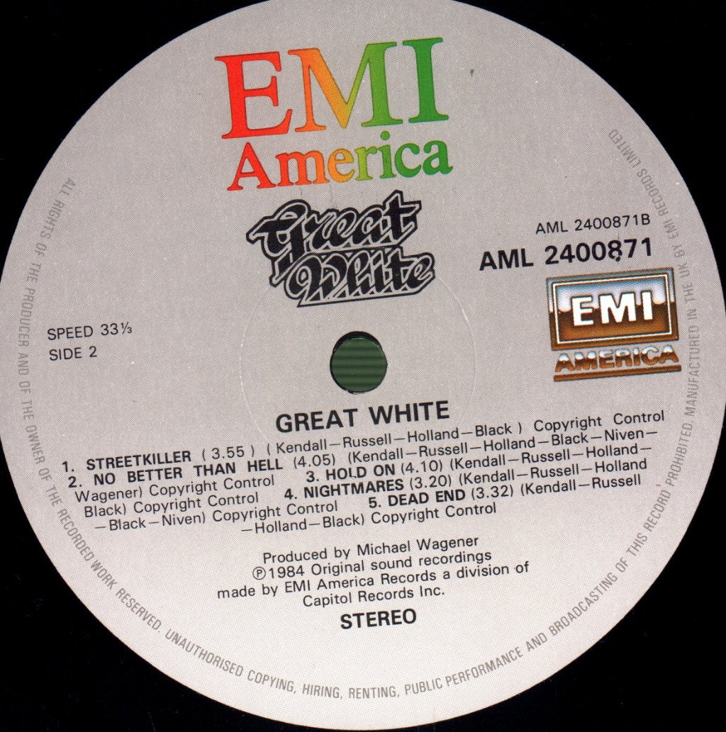 Great White - Great White - Lp