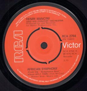 Henry Mancini - African Symphony - 7 Inch