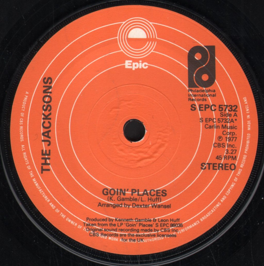 Jacksons (Us Group) - Goin' Places - 7 Inch