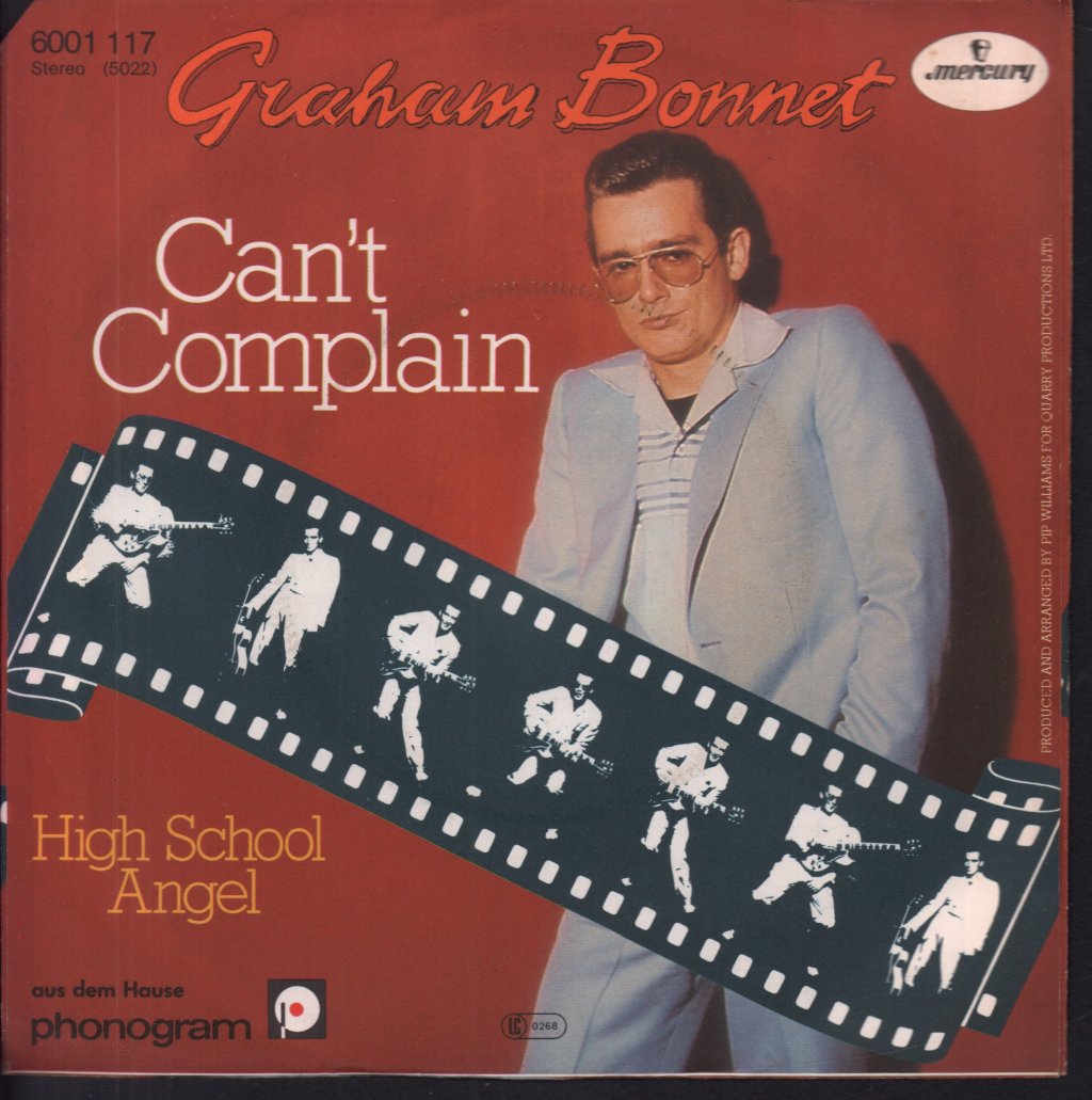 Graham Bonnet - Can't Complain - 7 Inch