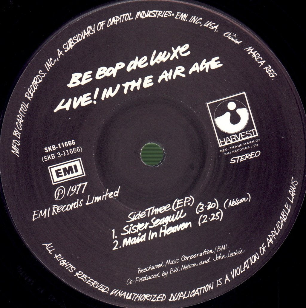 Be Bop Deluxe - Live! In The Air Age - Lp