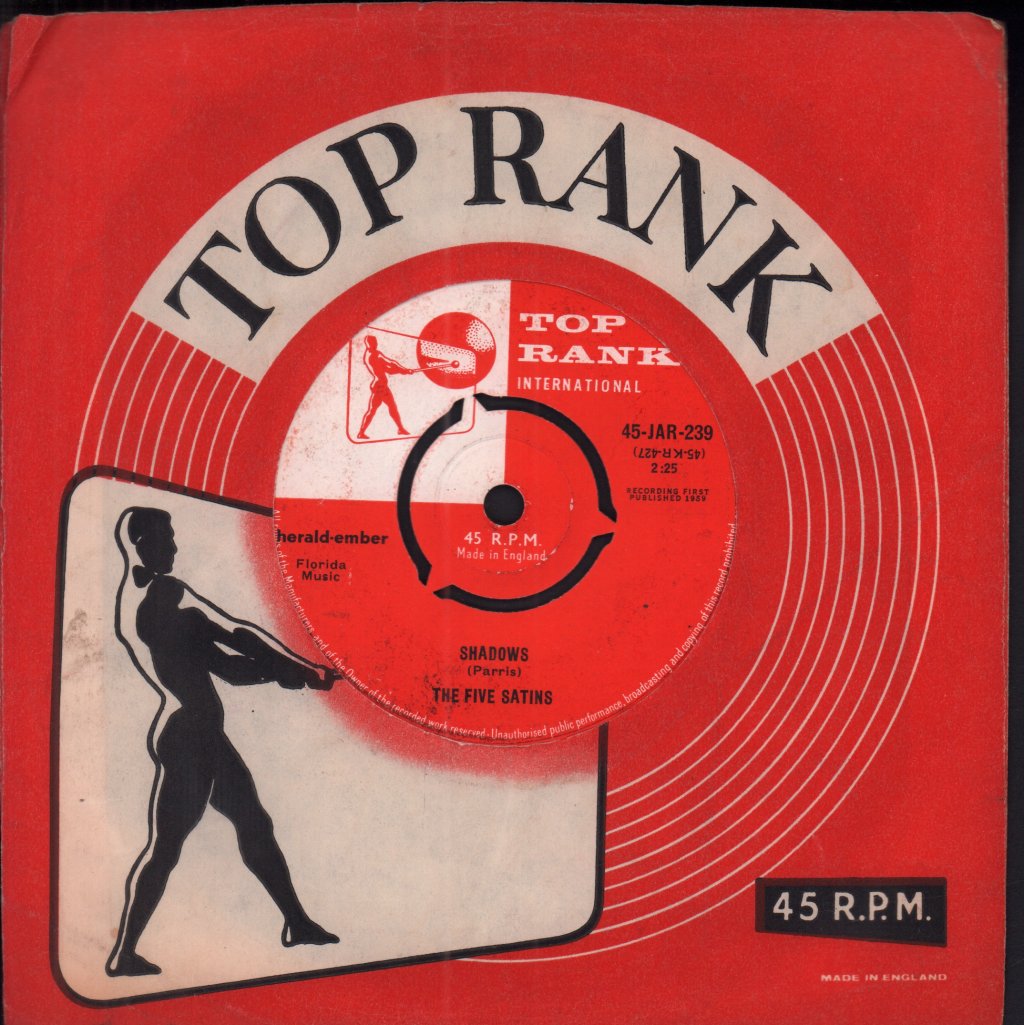 Five Satins - Shadows - 7 Inch
