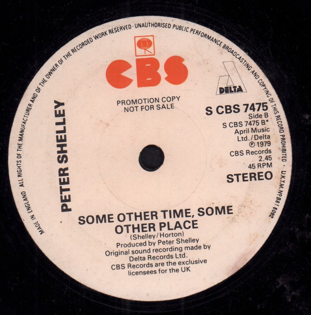 Peter Shelley - Baby It Feels So Right - 7 Inch