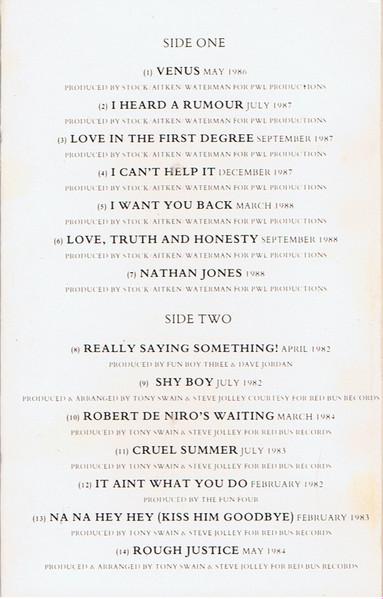 Bananarama - Greatest Hits Collection - Cassette