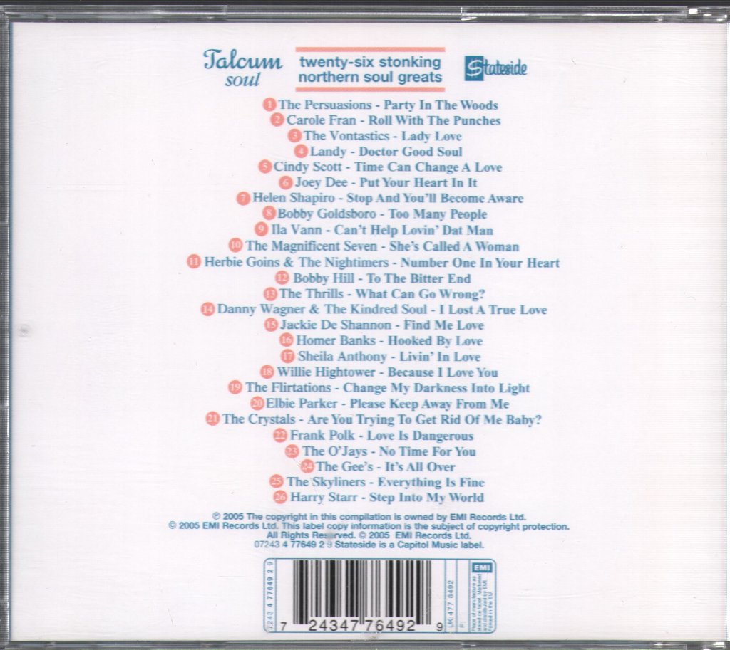 Various Artists - Talcum Soul 5 - Cd