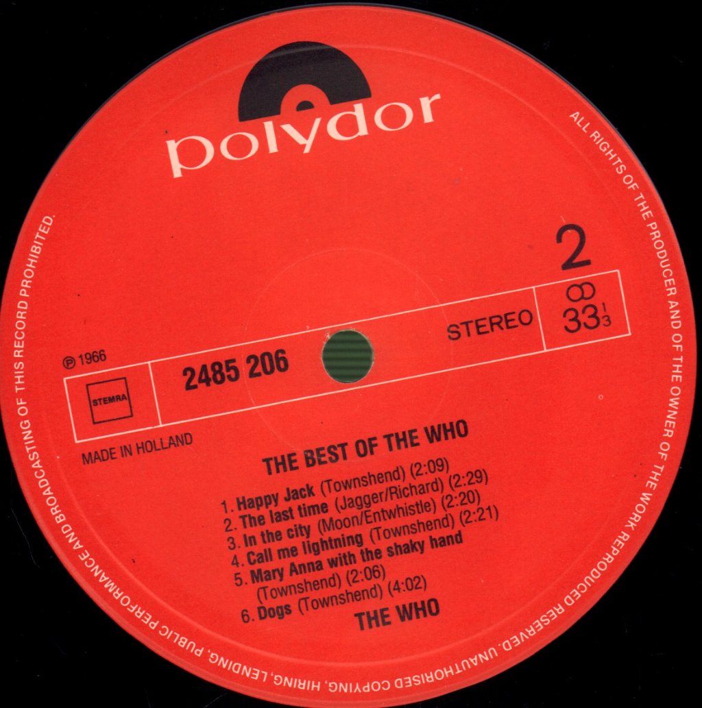 Who - Best Of The Who - Lp