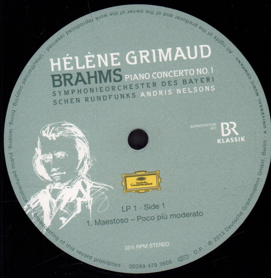 helene grimaud - brahms Concertos - Double Lp
