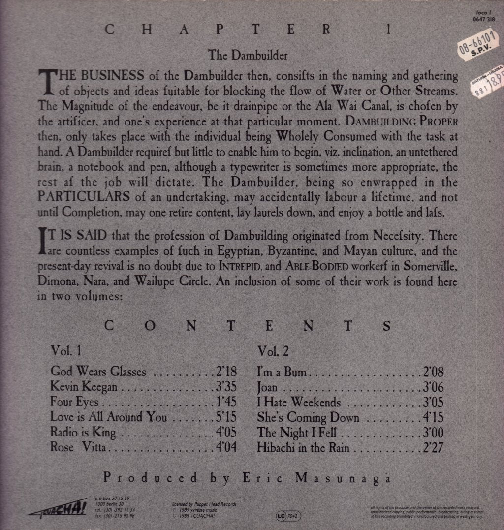 Dambuilders - A Young Person's Guide - Lp