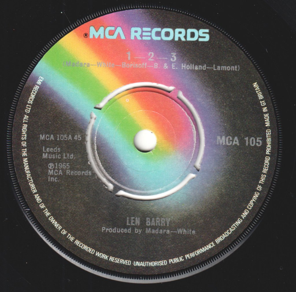 Len Barry - 123 - 7 Inch