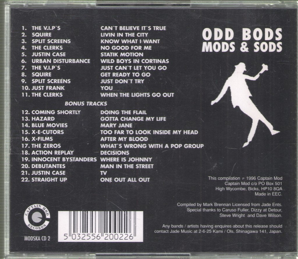 Various Artists - Odd Bods Mods & Sods - Cd