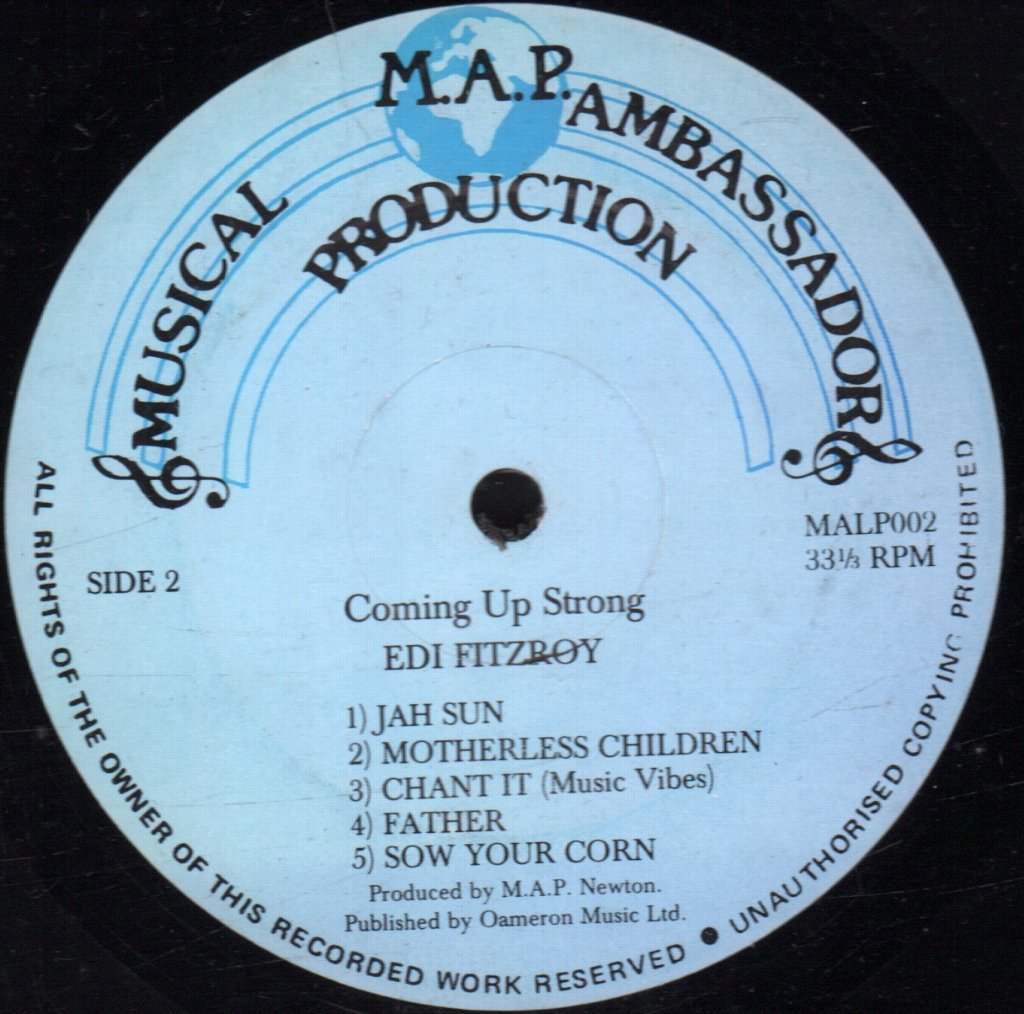 Edi Fitzroy - Coming Up Strong - Lp