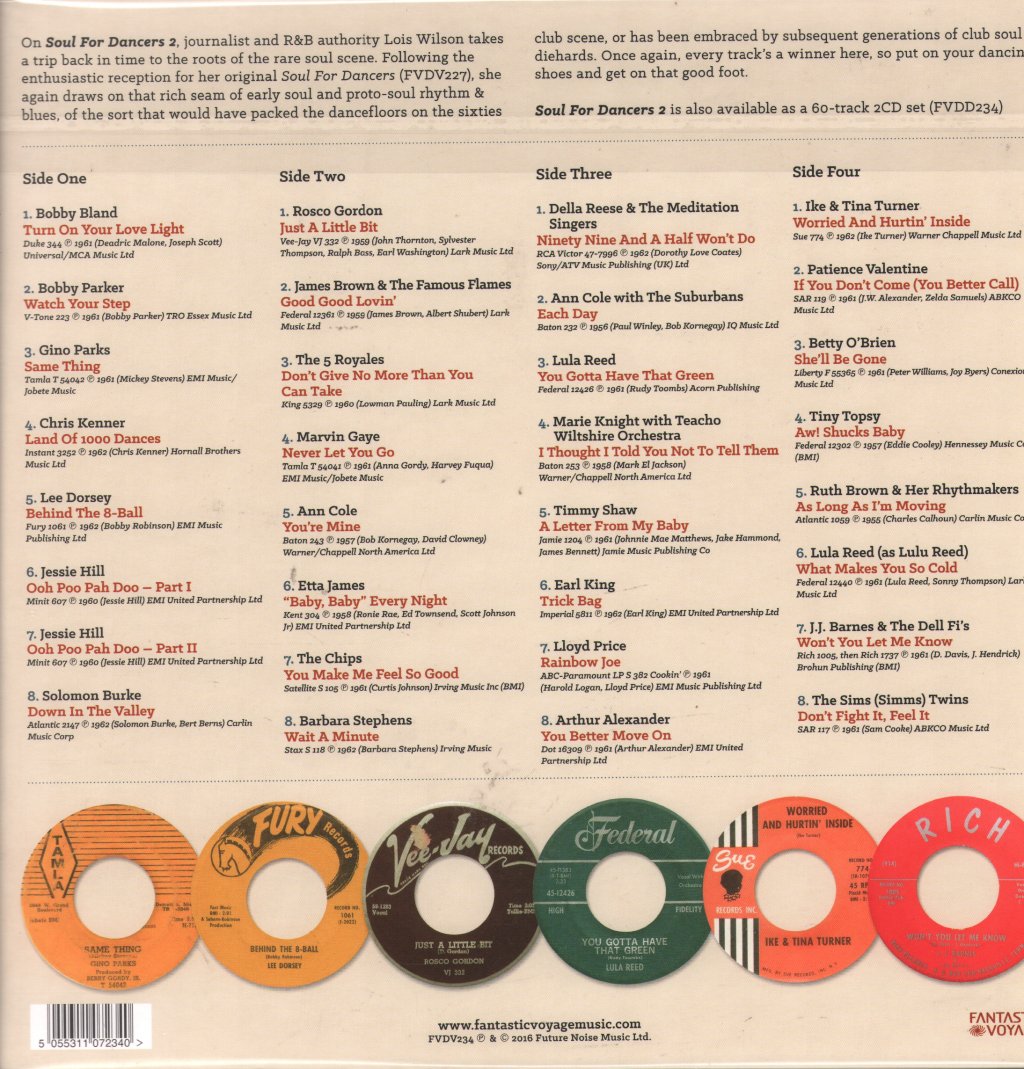 Various Artists - Soul For Dancers 2 - Out On The Floor Firecrackers - Double Lp