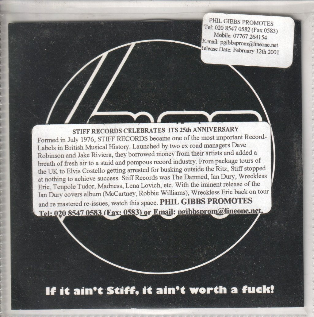 Various Artists - Stiff, Stiffer, Stiffest (A Stiff Records Collection) - Cd