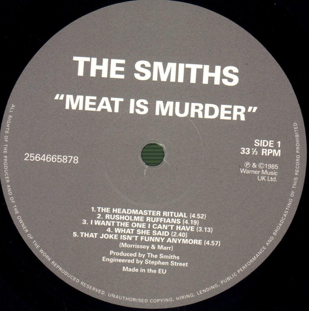 Smiths - Meat Is Murder - Lp
