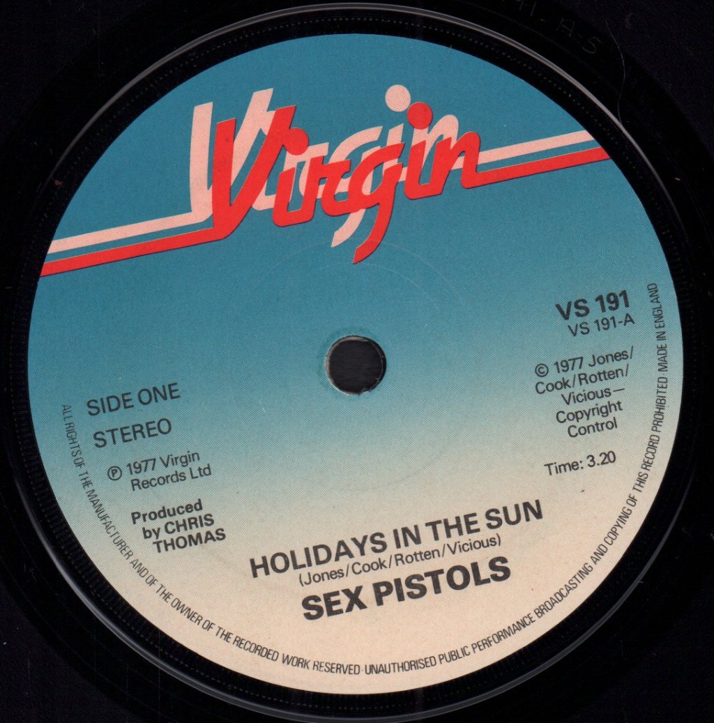 Sex Pistols - Holidays In The Sun - 7 Inch