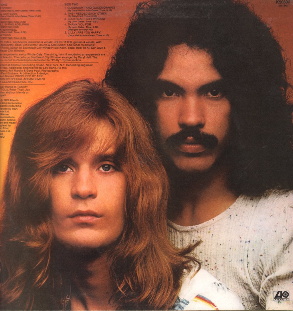 Daryl Hall And John Oates - Whole Oats - Lp