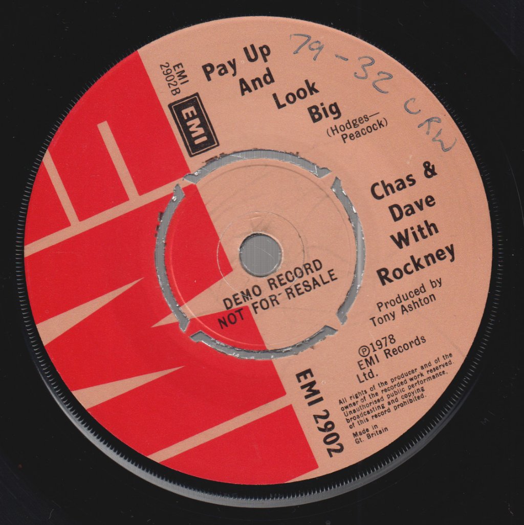 Chas And Dave - Massage Parlour - 7 Inch