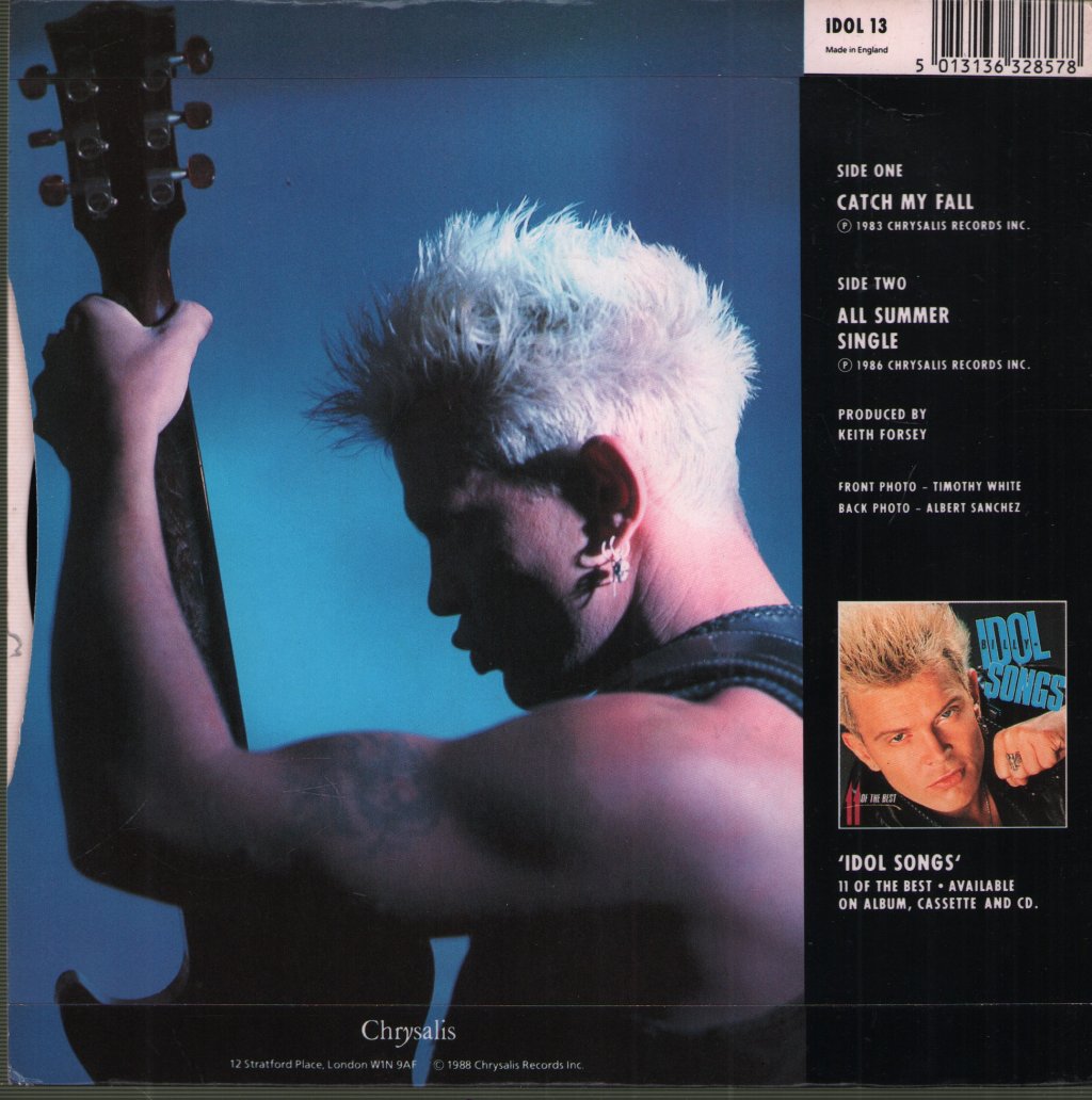 Billy Idol - Catch My Fall - 7 Inch