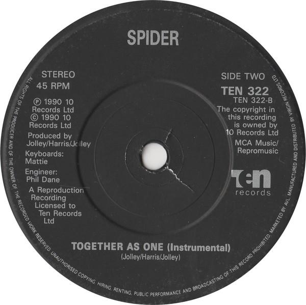 Spider (90'S Rap Group) - Together As One - 7 Inch
